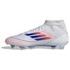 Adizero F50 Pro Mid FG Advancement Pack женские кроссовки белые облачно-белые Lucid-синие ID9187