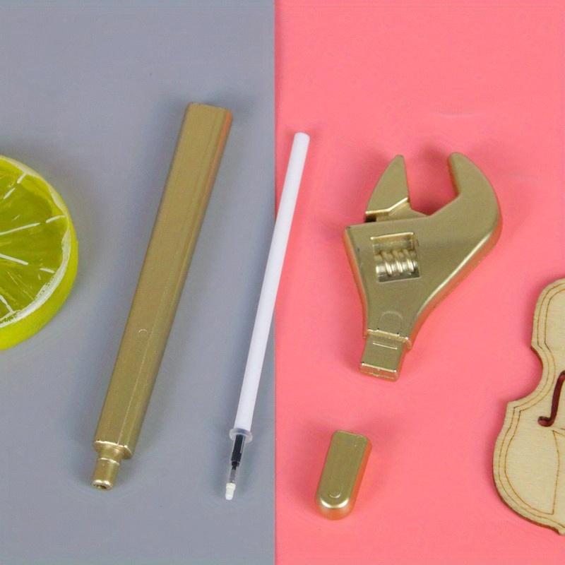 10 шт. 0,5 мм креативная пластиковая гелевая ручка в форме гаечного ключа повседневная декомпрессионная ручка для подписи подарок подарочная специальная ручка