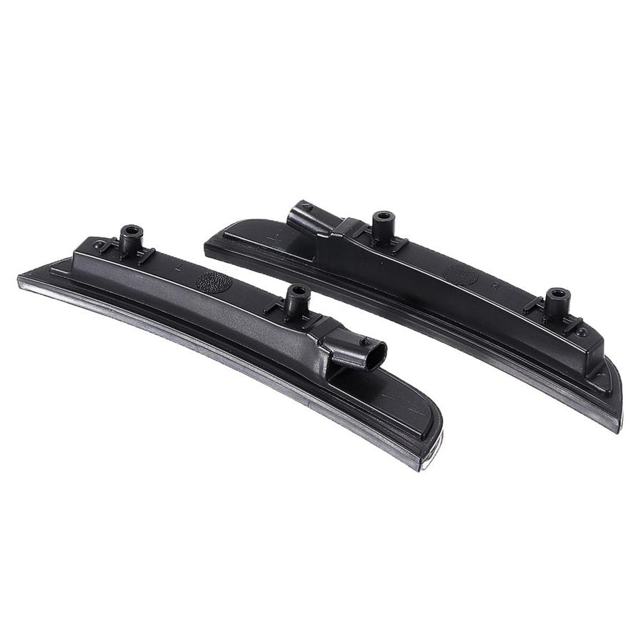 4Pcs Front Rear Amber+Red Side Marker Smoke Lens Fit For Dodge Charger 2015-2018