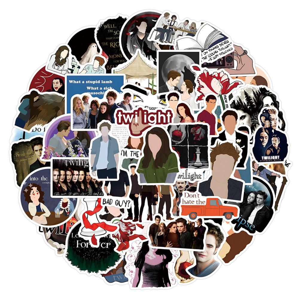 10/30/55/110PCS Movie Twilight Sticker Graffiti Skateboard Refrigerator Motorcycle Bike Water Cup Waterproof Cool Decal Sticker