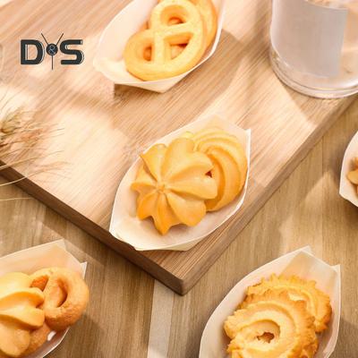 100 шт безопасный контейнер для сервировки суши многофункциональный удобный десерт салат закуска лодка для подачи еды