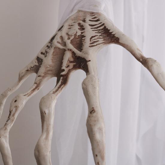 Halloween Ornament Scary Ghost Figure Operated Halloween with Sound Battery Bride Skeleton Decoration Creepy