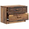 Vintage Style Nightstand Made of Reclaimed Wood 62 x 34.5 x 44.5 cm Engineered Wood