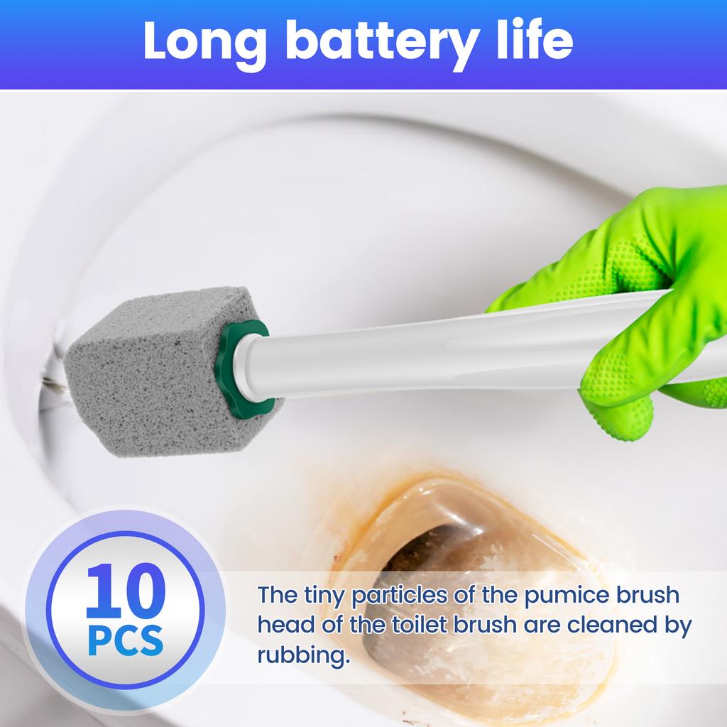 10 шт. Пемза Очиститель для унитаза Глубокая дезинфекция Многоцелевая чистящая щетка Плитка Раковина Ванна Удаление пятен Инструмент для чистки