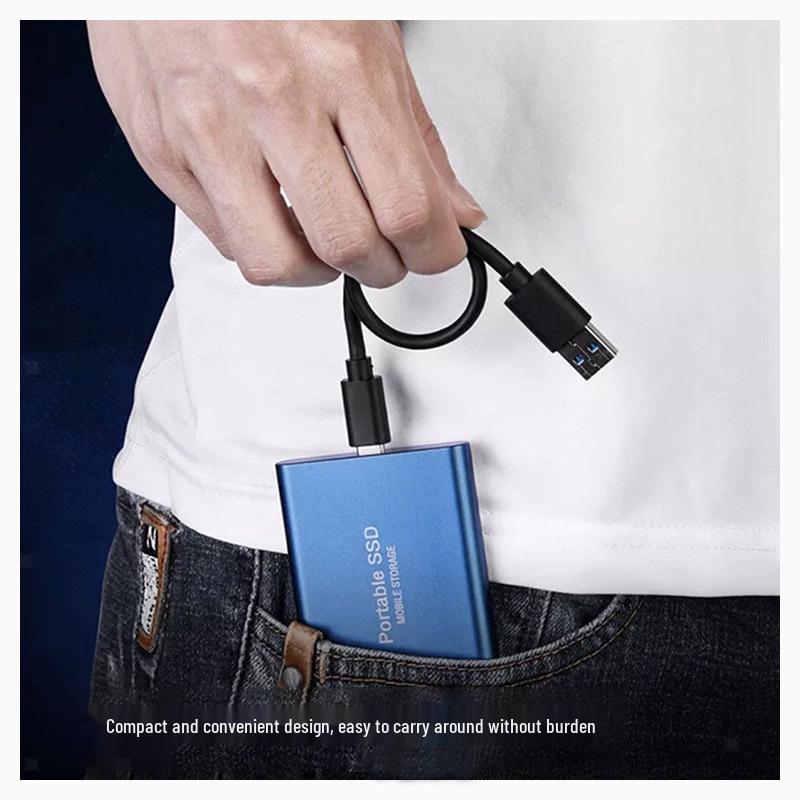 Мобильный твердотельный накопитель PSSD: Внешний USB-накопитель 512 ГБ/1 ТБ/2 ТБ для расширения памяти телефона