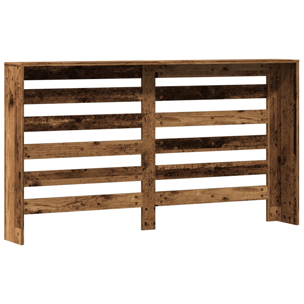 Radiator Cover with Vintage Wood Look 149 x 20 x 82 cm Engineered Wood