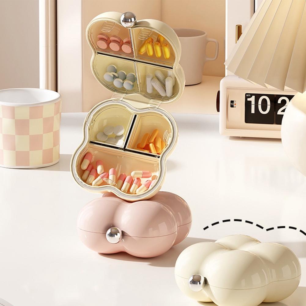 Портативная 7-дневная переносная аптечка, разделенная на отсеки без смешивания ароматизаторов, влагонепроницаемая большая емкость для хранения таблеток