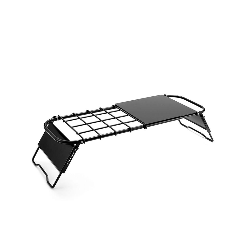 Складной гриль для костра с регулируемой высотой и длиной, портативная подставка для барбекю для кемпинга, складной стол