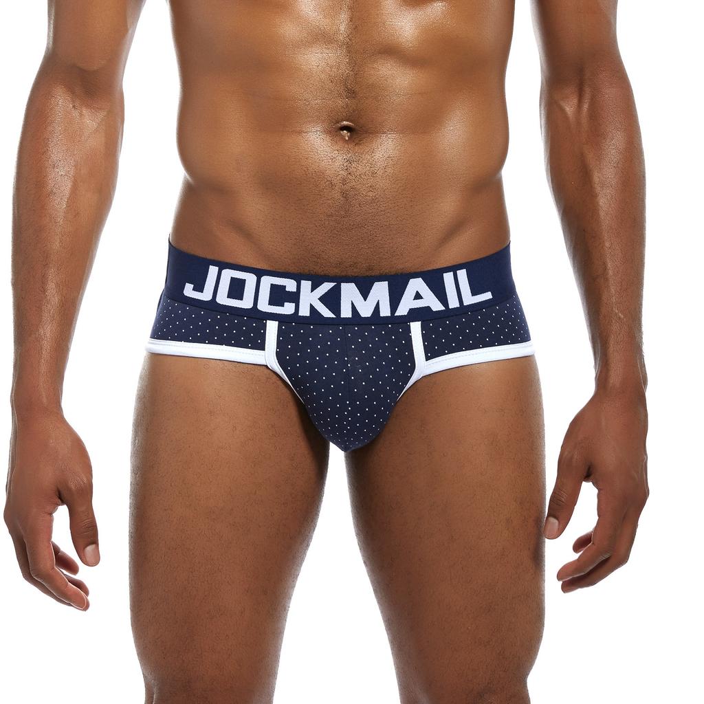 Трусы JOCKMAIL Мужское нижнее белье из хлопка с узором в горошек и низкой посадкой