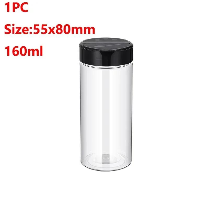 12/4/1 шт. Прозрачная бутылка для специй для кухни, контейнер для приправ, пластиковые банки для приправ, коробка для приправ, кухонные принадлежности