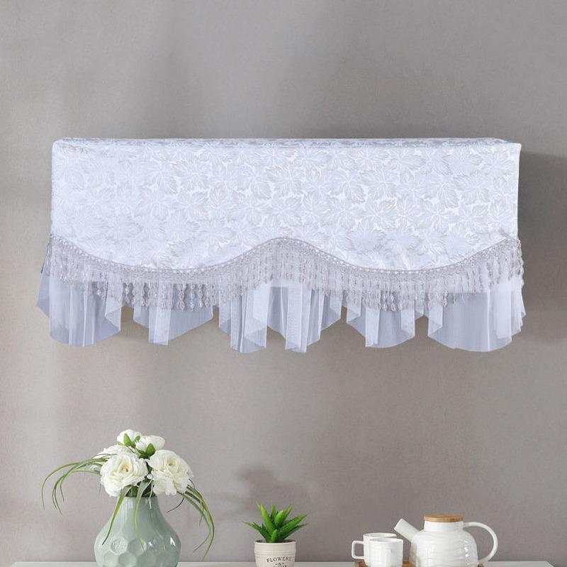 Lace Air Conditioner Covers Romantic Decoration Dust-proof Hanging Conditioning Protective Cover Modern Anti-direct Blowing