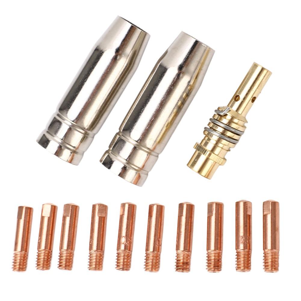 Gas Nozzle Included MIG Welding Nozzle Set Welding Torch Accessories Kit For Replacement