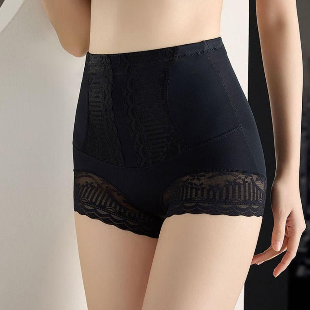Ice Slik Tummy Control Underwear High Waist Body Shaping Underpants Butt Lifting Panties Women