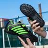 Children and Adolescents Large Size Shock-absorbing Non-slip Wear-resistant Velcro Short Nail Outdoor Football Shoes Training Shoes