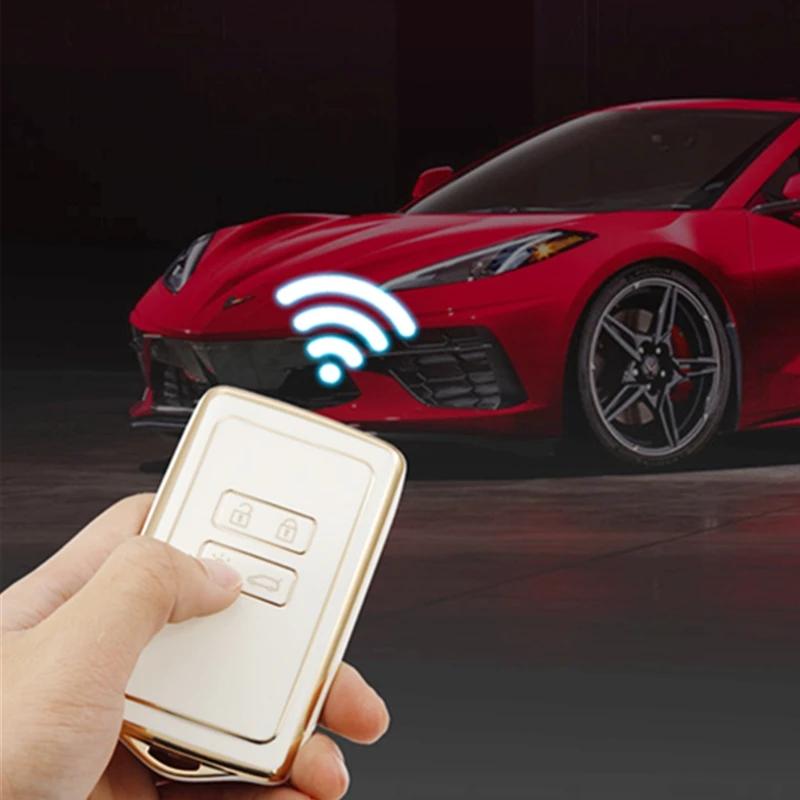 Чехол для ключа автомобиля из ТПУ для Renault Koleos Zoe Megane 4 Rs Captur 4 Sedan Qm6 Kadjar Arkana Espace Держатель для ключей Чехол