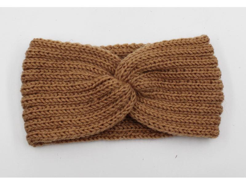 Женская вязаная шерстяная повязка на голову - модная, милая, теплая, уличный аксессуар для волос