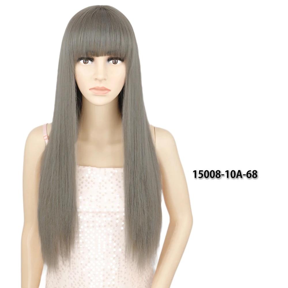 Синтетический длинный оранжевый парик с золотыми медовыми волнами и яркими пятнами, парик для косплея, женский термостойкий средний парик