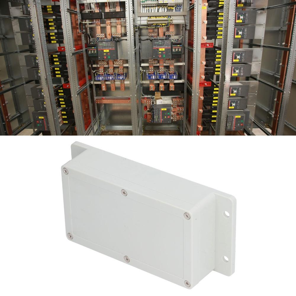 ABS Junction Box 158x90x46mm with Screw and Waterproof Line Electrical Enclosure Box F7 Fixed Ear Waterproof Waterproof Case