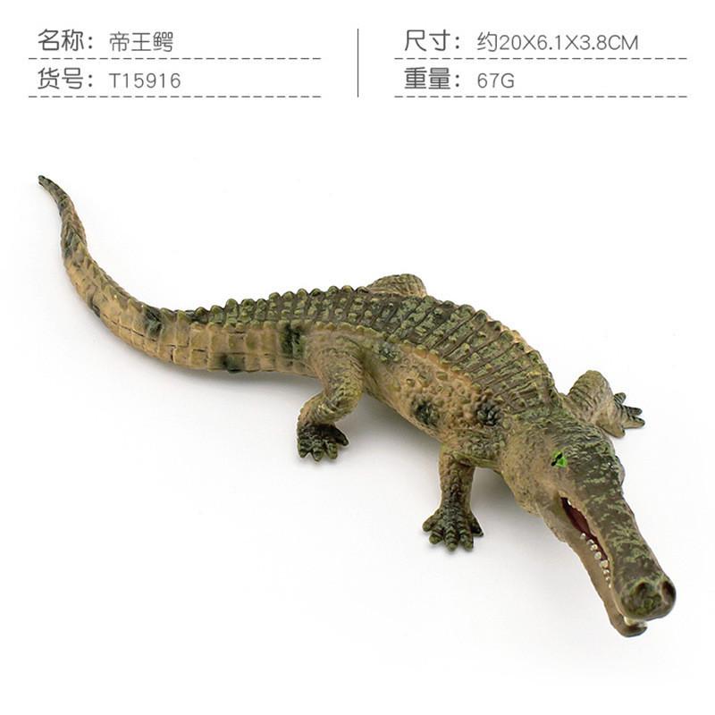 Crocodile Models Lifelike In Pvc Featuring Long Snouted And Emperor Crocodile Static Displays