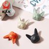 KAK Настенные крючки Дизайн Бульдог Крючок для одежды Вешалка для сумок и шляп Стойка Декорации для стен из цинкового сплава для Kis Фурнитура