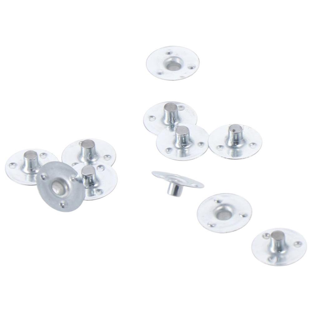 800 шт. Серебристые фиксаторы для фитилей свечей 0,5 дюйма Фиксаторы для фитилей свечей Основа для фитилей для изготовления свечей