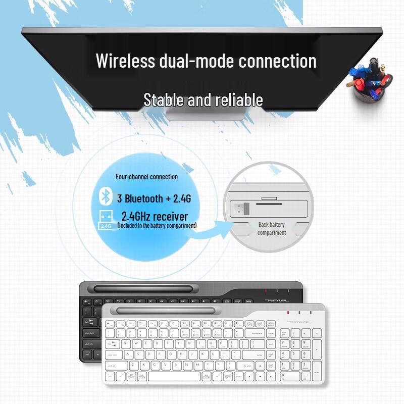 Беспроводная Bluetooth-клавиатура A4TECH FBK25