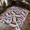 Nutella Chocolate Hazelnut Spread Jar Bread Knife Home Rug Office Carpet Room Area Rug Computer Chair Cushion Holiday Gift