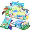 Baby Baby Sea, Land And Air Tail Cloth Book, Ocean Forest Flying Animal Palm Book Early Education Toy With Ringing Paper