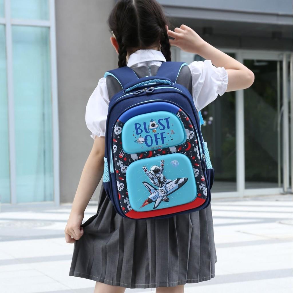 High-quality Oxford Fabric Kids Backpack Featuring Cute Animal Designs For School