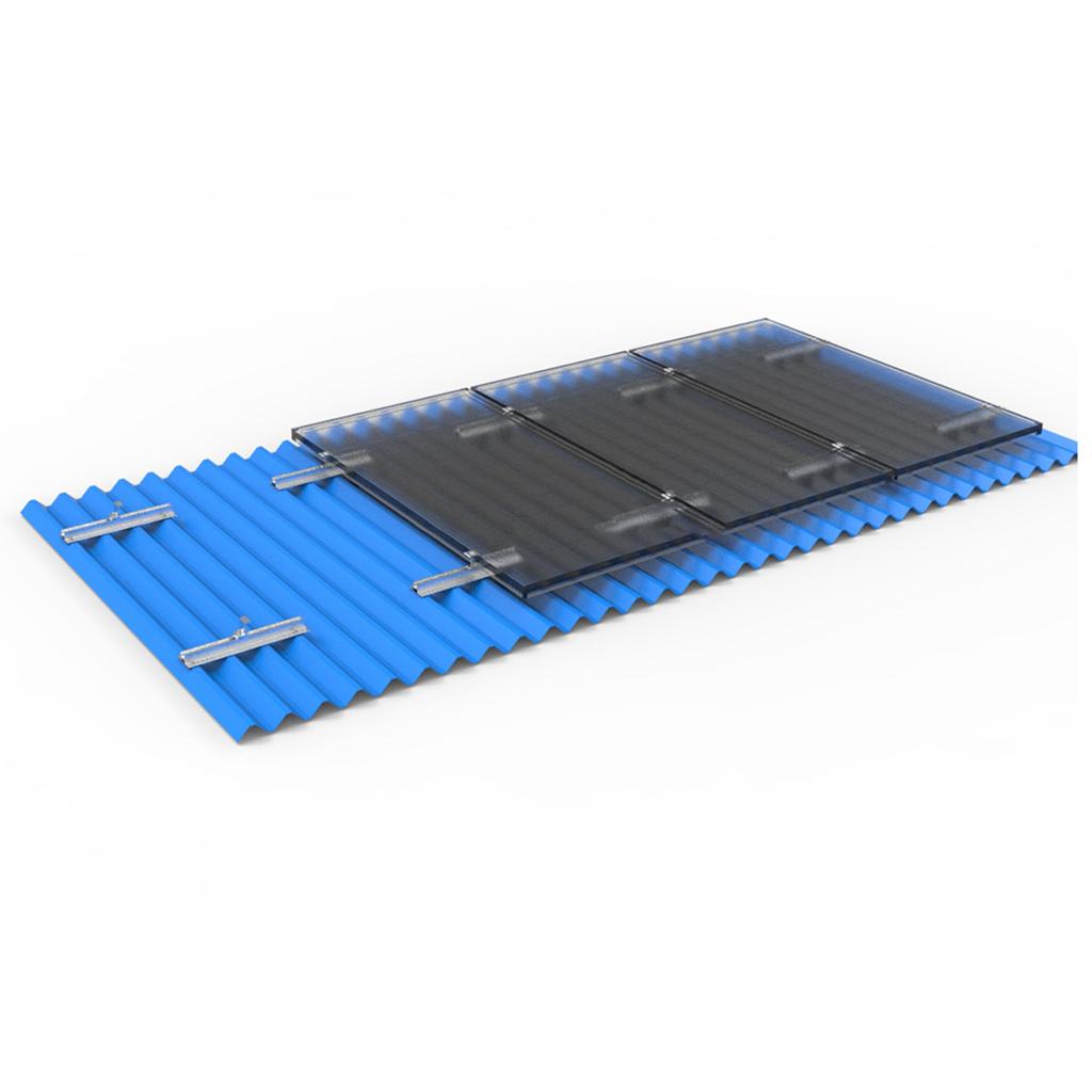 Aluminum Alloy Mini Short Rail Roof Mount Solar Panel Mounting Bracket Photovoltaic Support Solar System Accessories