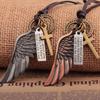 Angel Wings Genuine Leather Hip Hop Necklace - European & American Style