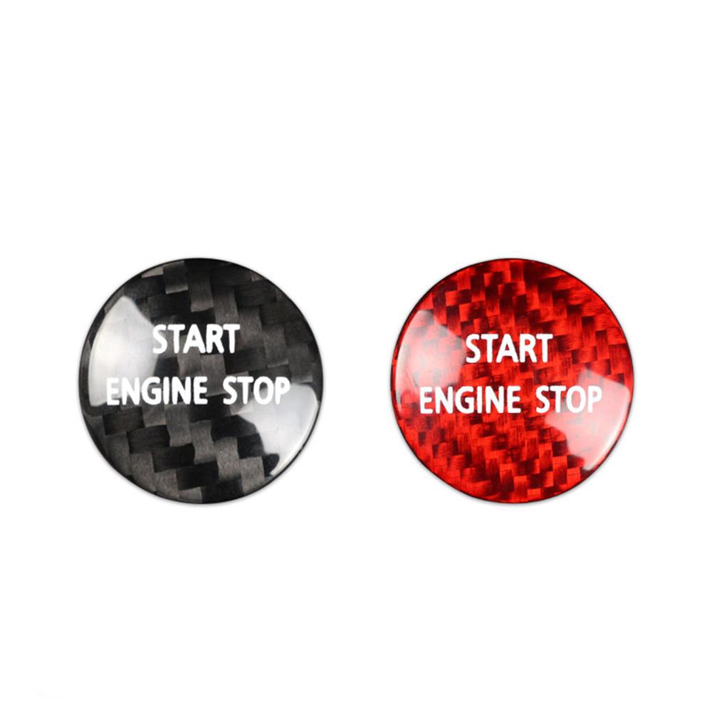 Engine Start Stop Button Cover Carbon Fiber For Land Rover Discovery 2010-2016
