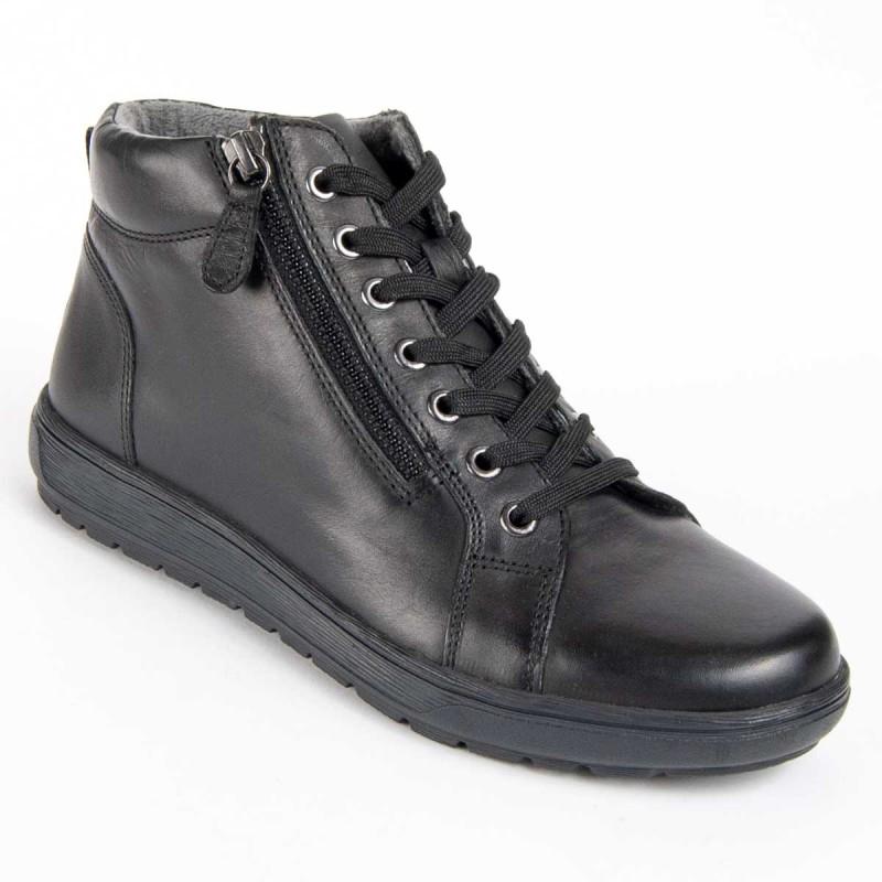 Botín Casual De Piel Para Mujer. Purapiel Botilina 99461