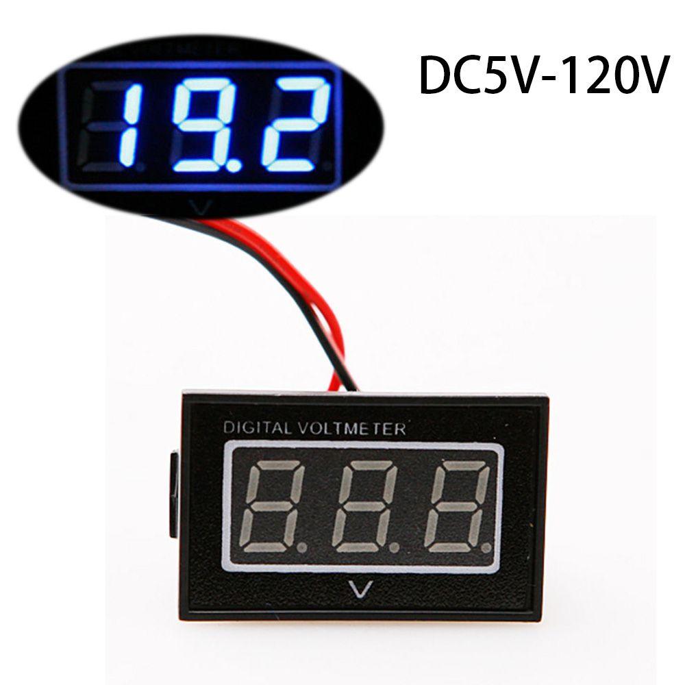 starting voltage Blue/Green/Red Club Car 5-120 Volt 24V 36v 48v Battery Gauge Digital Voltage Meter