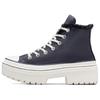 Женские кеды Chuck Taylor All Star на платформе с рифленой подошвой, высокие, с подкладкой из шерпы, повседневные A10152C