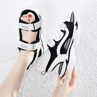 Комфортные женские сандалии, повседневные женские туфли на танкетке с платформой, водонепроницаемые сандалии, дизайнерские новые дышащие модные азиатские размеры