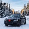 Автоматические рождественские украшения Рога оленя для автомобиля с красным носом, Плюшевое украшение для автомобиля Легкая установка Комплект с зажимами для окна Ленточка с бубенчиком,
