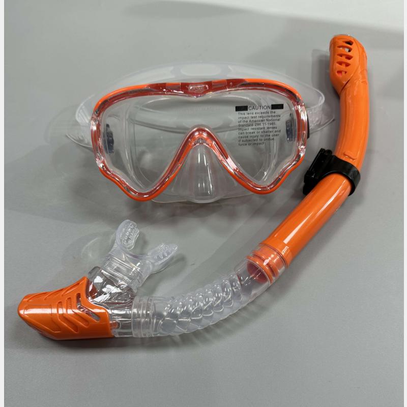 Трубка Комплект для дайвинга для взрослых Закаленное стекло Профессиональное панорамное снаряжение для дайвинга Обучение плаванию Комплект для дайвинга