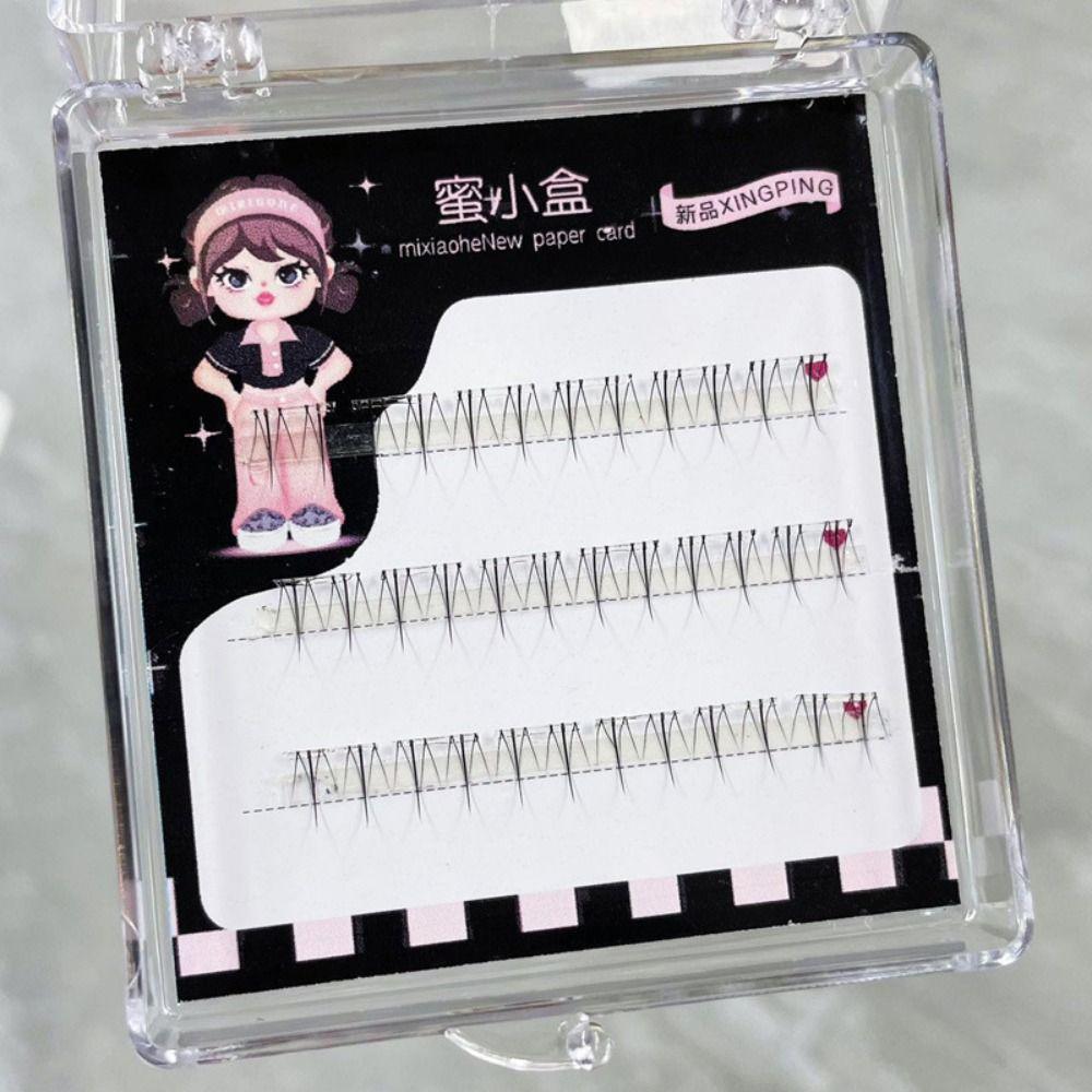 Прозрачные широкие самоклеящиеся нижние ресницы натуральные ресницы для наращивания ресниц