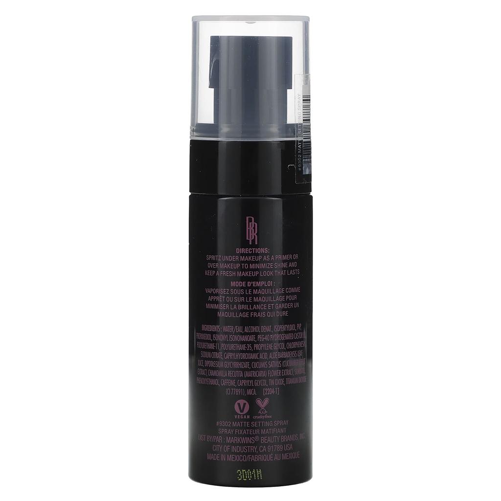 Black Radiance, матовый спрей для фиксации, 2,02 жидких унций (60 мл)
