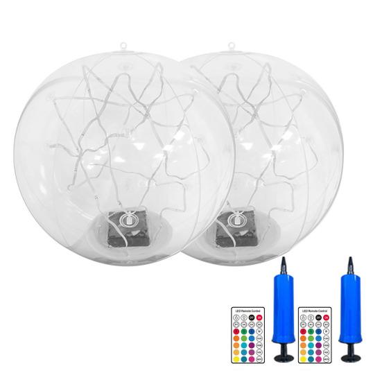 Плавающие солнечные светильники для бассейна, надувные светящиеся шары, плавающие водонепроницаемые светодиодные светильники с дистанционным управлением для крытого бассейна, декор для вечеринки на открытом воздухе