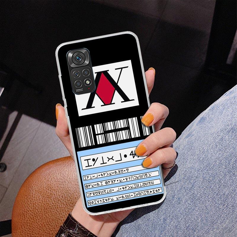 Чехол для телефона с аниме Hunter X для Xiaomi Redmi Note 15 14 13 12S 12 11 Pro Plus 14S 11S 11E 10 10S 11T 5G Персонализированный чехол Redmi N