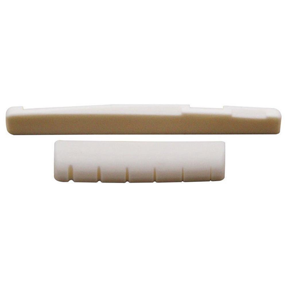 Professional Universal Bridge Pins & Nut & Saddle Acoustic Guitar Parts Plastic Easy To Install