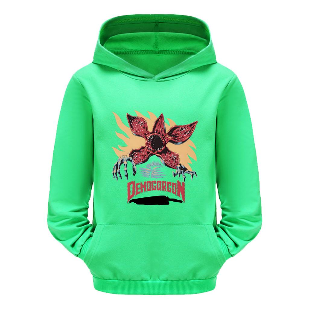 5385 Детская толстовка с длинными рукавами и принтом "Странный человек" для мальчиков и девочек