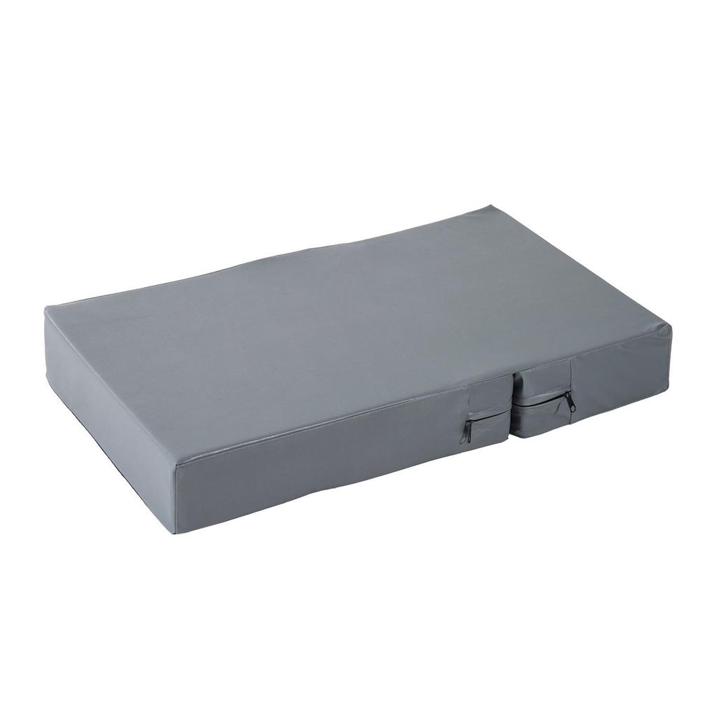 Dog Stairs Foldable Cat Stairs Entry Aid, 20 cm High, 2 Steps, for Bed, Sofa, Couch and Car, Grey