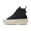 Кроссовки Converse Run Star Hike Платформа Высокие Черно-серый Водоотталкивающий Холст A04261C Унисекс Стиль Жизни