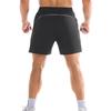 Stretchy Training Shorts with Vent Perfect for Gym Strength and Fitness Dark Size Men's Breathable, Sweat-Wicking, Quick-Drying, Holes, Wear,