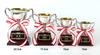 Metal Championship Cup AS-9110 [Free Plate Engraving] Available in 4 Sizes, Trophy, Award, Prize, Tournament, Souvenir, Ribbon (D Size, 13cm Tall)