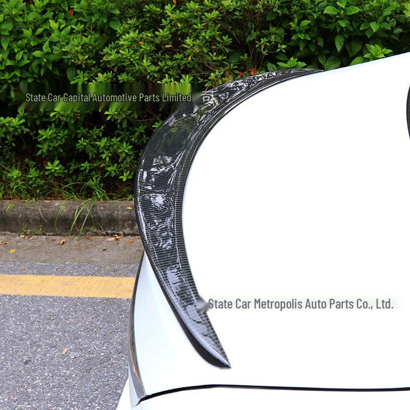 Mercedes-Benz C-Class W205 AMG Carbon Fiber Rear Spoiler (2015-2018, 2/4-Door)