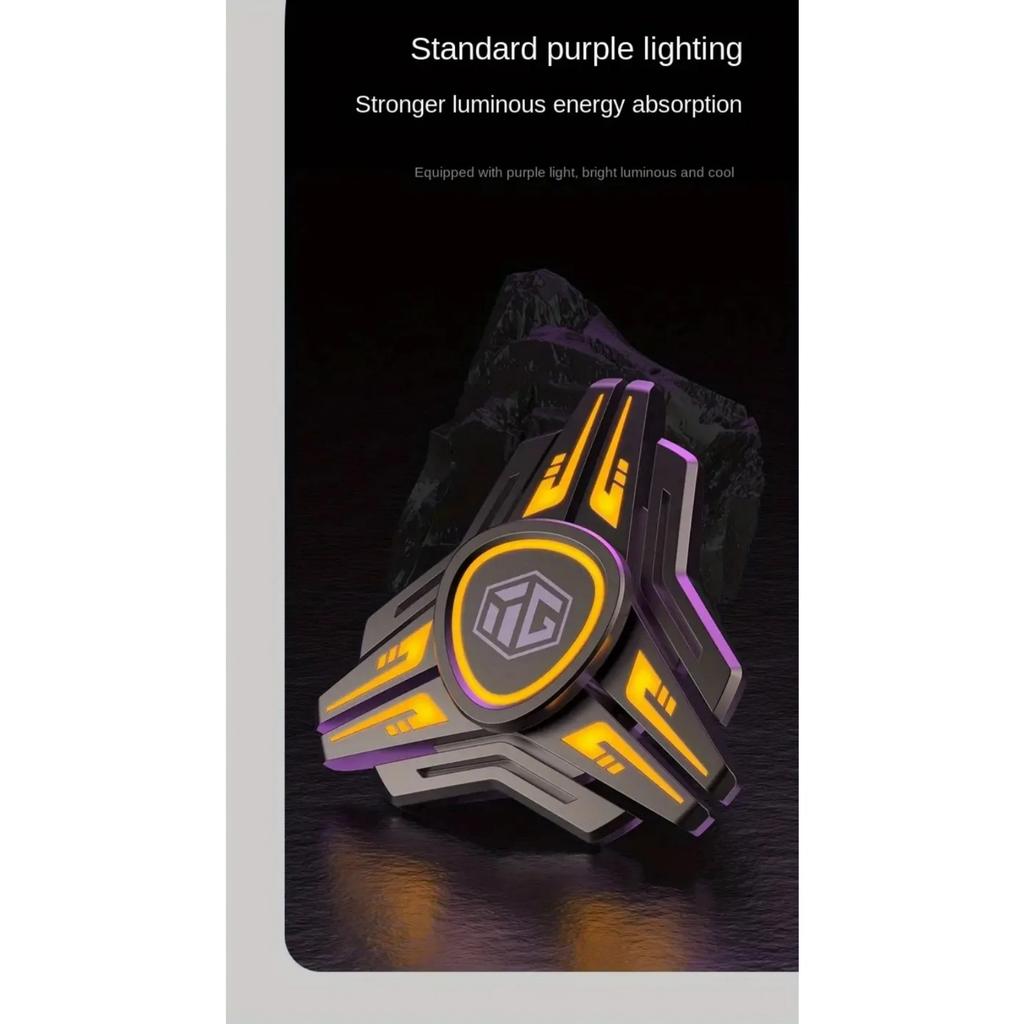 Fidget Spinner Metal Cool Luminous Fingertip Gyro Set EDC Stress Relief Toys Hand Spinner Gift for Adults Children